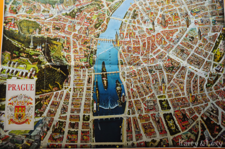 Карта на Прага