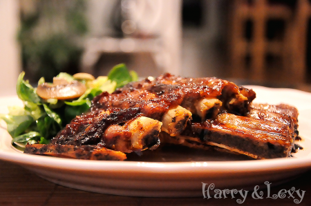 spare ribs with honey sauce
