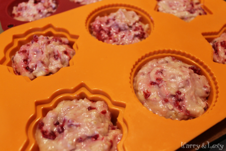 Raspberry Muffins Batter