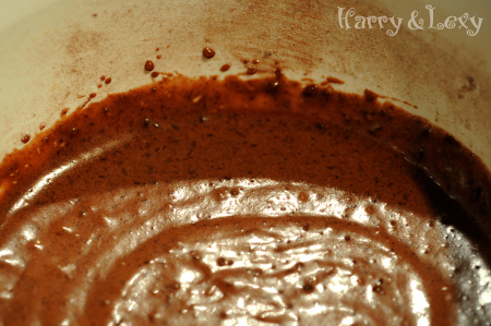 batter with cacao