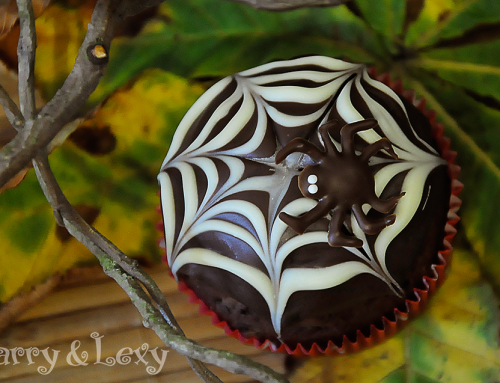 Къпкейкс Паяжина с шоколадови паяци