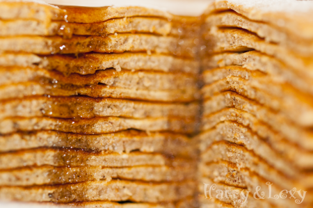 Gingerbread Pancakes Close-Up