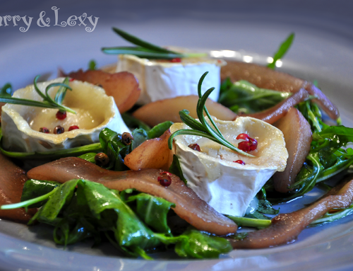 Pear and Rocket Salad with Goats’ Cheese