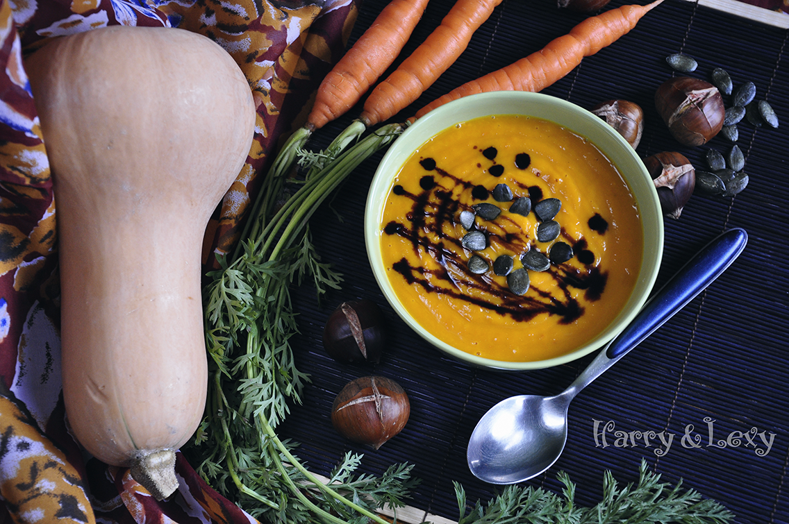 butternut squash carrot creamy soup