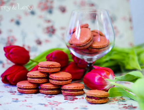 Macarons with Raspberry Buttercream Filling