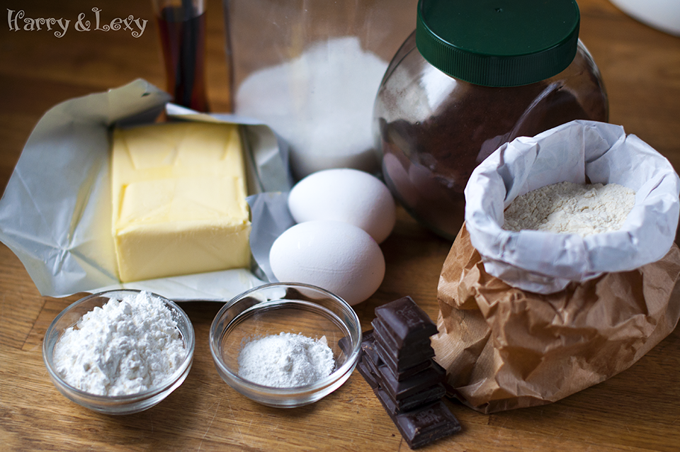 Chocolate Cookies Ingredients