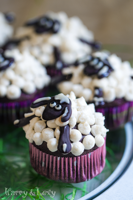 Chocolate Sheep Cupcakes