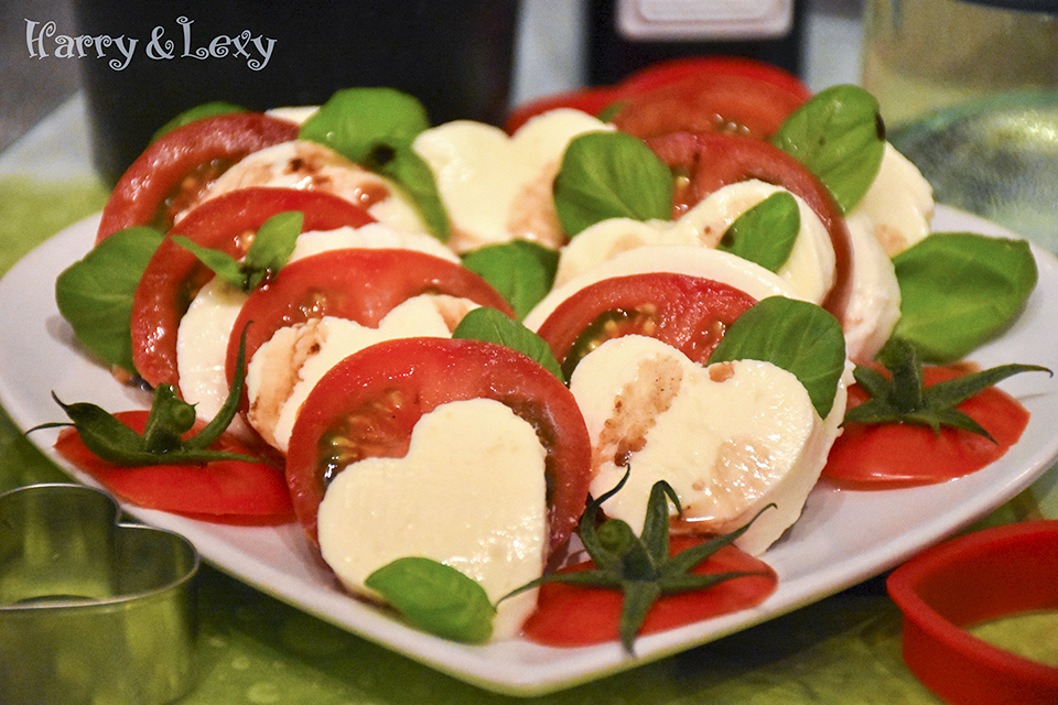 Caprese Salad for St. Valentines Day
