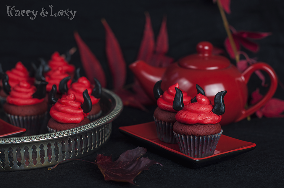 Halloween Devil Cupcakes